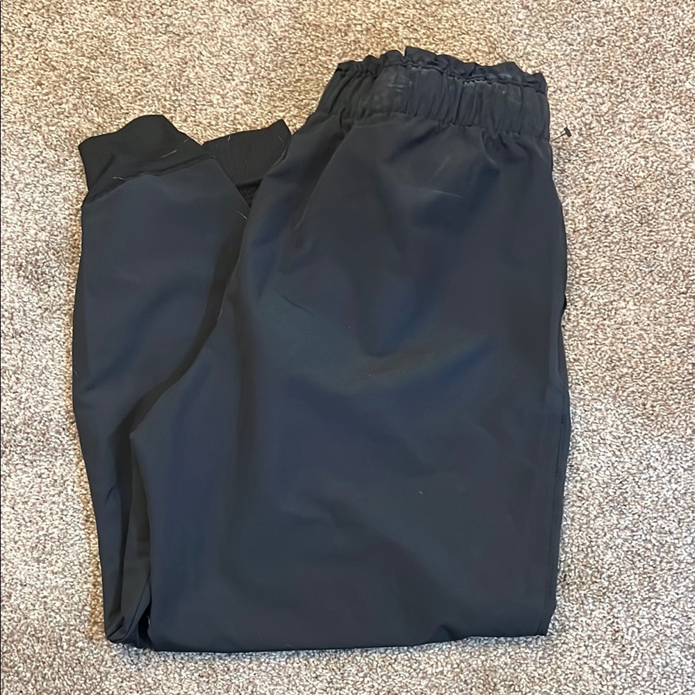 Abercrombie & Fitch Black Track Pants Relaxed Fit